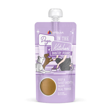 Weruva Dogs In the Kitchen Pantry Pours Gravy Meal Topper - Beef & Sweet Potato 7oz