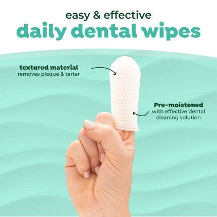 Tropiclean Fresh Breath Daily Dental Wipes with Baking Soda 50ct