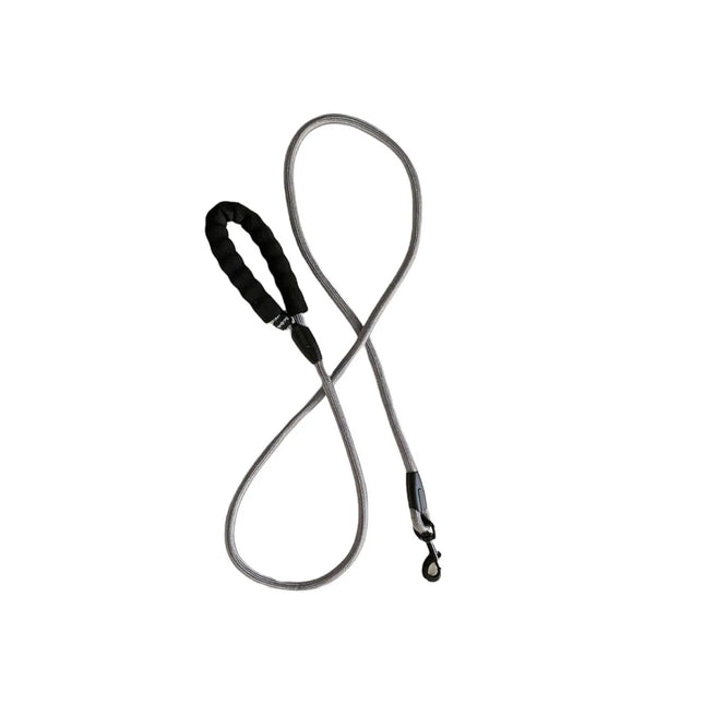 Bark Appeal Rope Leash 6” - Gray
