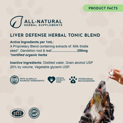 Animal Essentials Liver Defense Herbal Tonic Blend 2oz