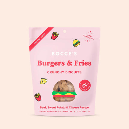 Bocce’s Burgers & Fries Crunchy Biscuit Treats 5oz
