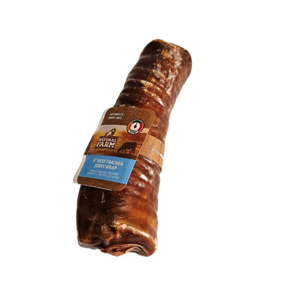 Natural Farm Jerky Wrapped Beef Trachea 6”
