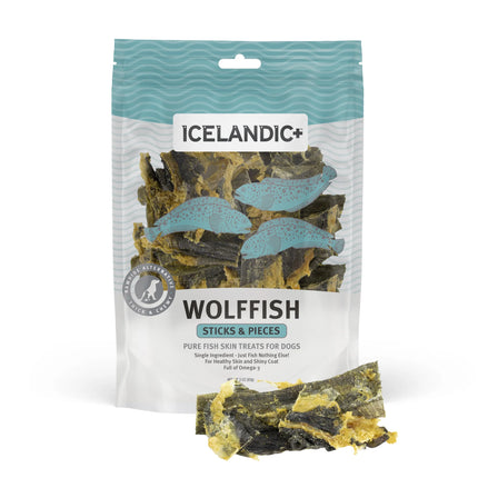 Icelandic Dog Wolffish Sticks and Pieces 3oz