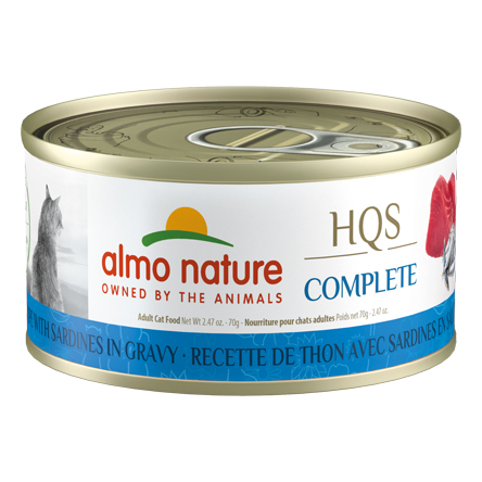Almo Nature Cat Tuna with Sardines in Gravy 2.47oz