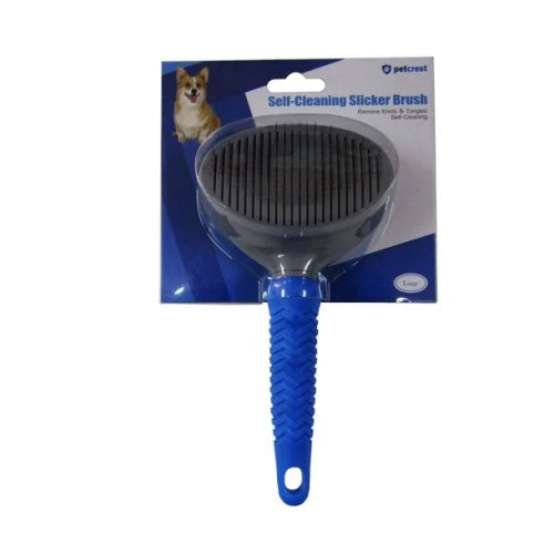 Petcrest Slicker Brush Self Cleaning
