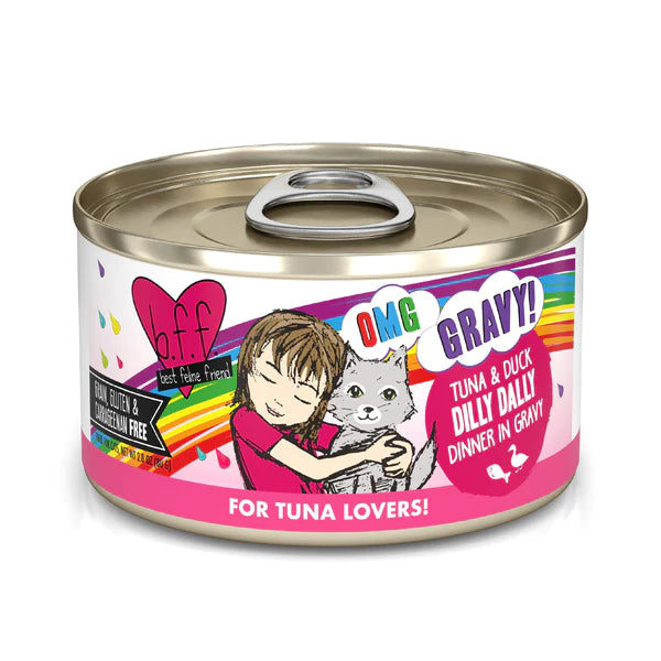 Weruva BFF OMG Dilly Dally! Tuna & Duck in gravy 2.8oz