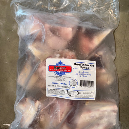 Halshan Frozen Beef Knuckle Bones 5lb