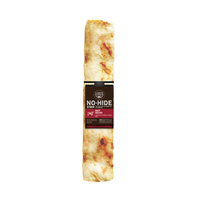 Earth Animal No Hide Strips Singles - Beef