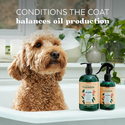TropiClean Essentials Jojoba Garden Rose - Oil Control Shampoo for Dogs