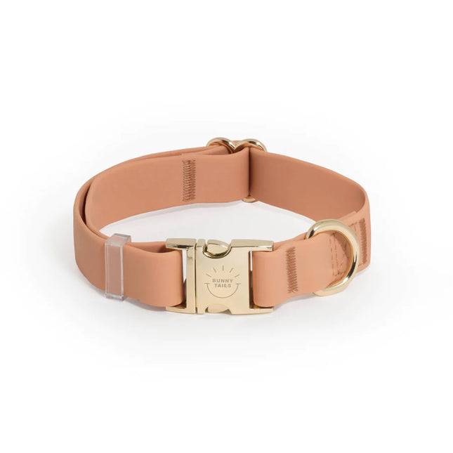 Sunny Tails - Chai Brown Waterproof Dog Collar