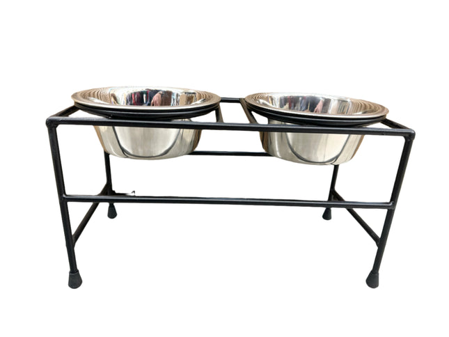 Advance Pet Products Wrought Iron Double Diner- Posture Perfect