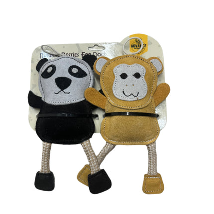 Advance Pet Products 2 PC Besties - Panda & Monkey
