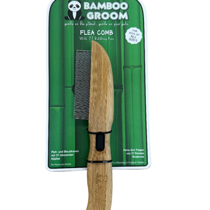 Bamboo Groom Flea Comb