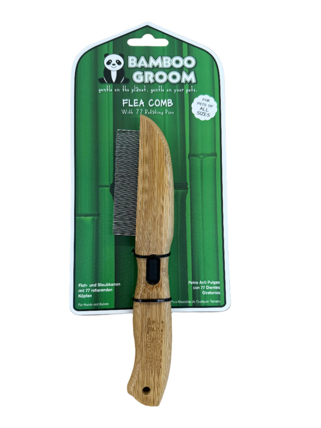Bamboo Groom Flea Comb
