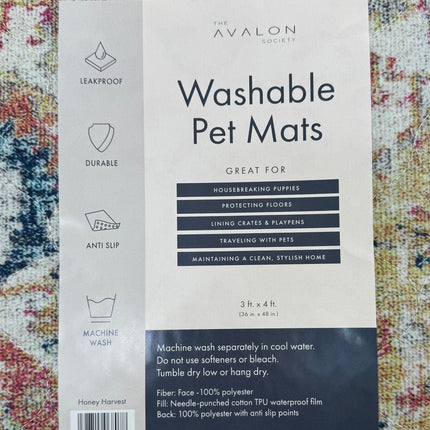 The Avalon Society Washable Pet Mats