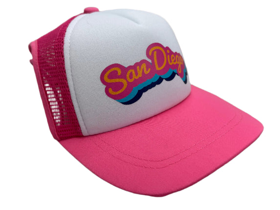 Puplid Pink Trucker Hat for Dogs - The  "San Diego"