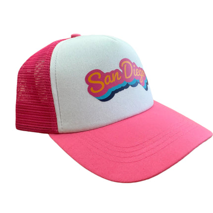 Puplid Hunter Pink Trucker Hat for Humans - The "San Diego"