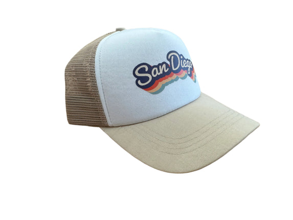 Puplid Hunter Tan Trucker Hat for Humans - The "San Diego"