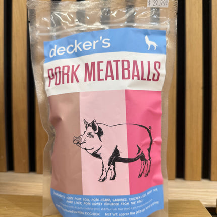 Decker's Pork Meatballs 8oz