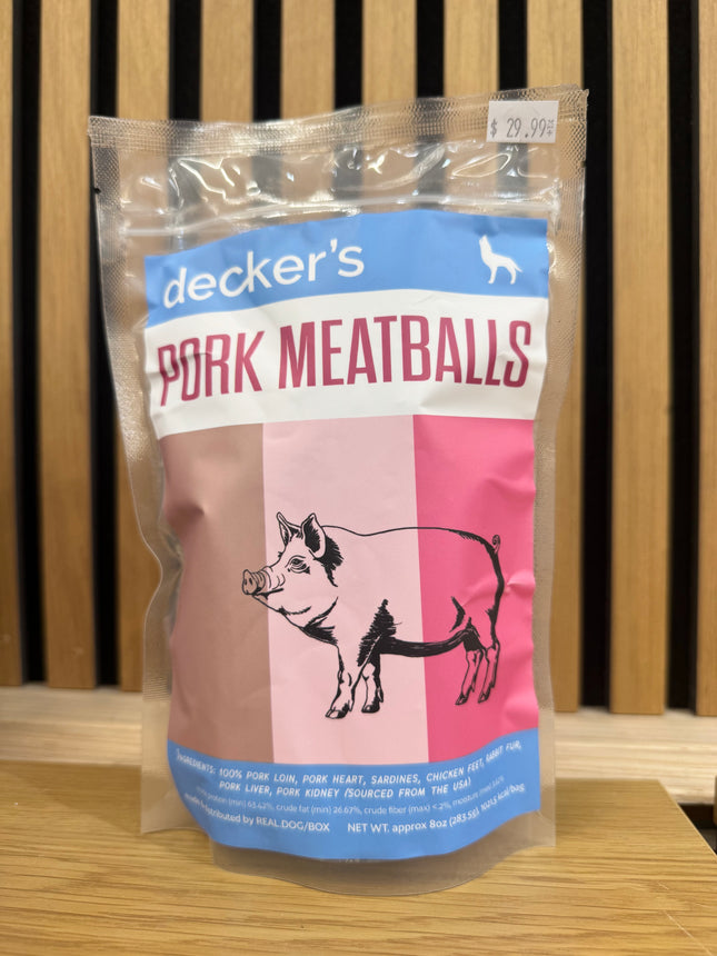 Decker's Pork Meatballs 8oz