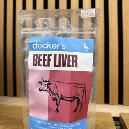 Decker's Grass Fed Beef Liver 2oz