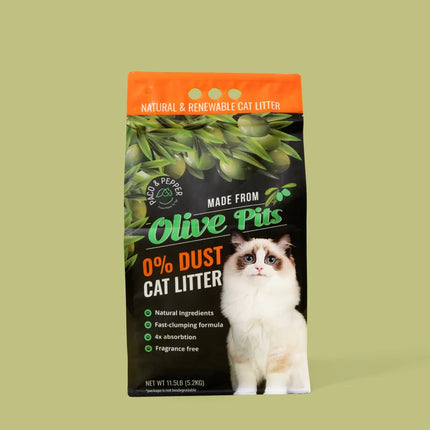 Paco & Pepper Cat Olive Pit Litter 11.5lb