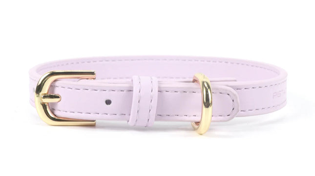 Pistachio Vegan Leather Collar - Honey Lavender