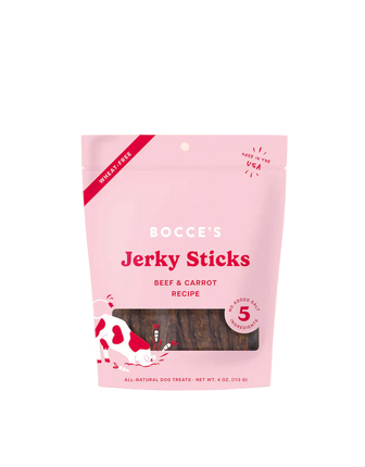 Bocce's Jerky Sticks - Beef & Carrot Recipe 4oz