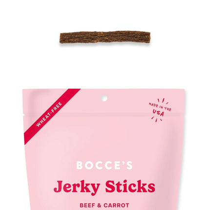 Bocce's Jerky Sticks - Beef & Carrot Recipe 4oz