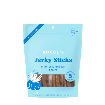 Bocce's Jerky Sticks - Chicken & Pumpkin Recipe 4oz