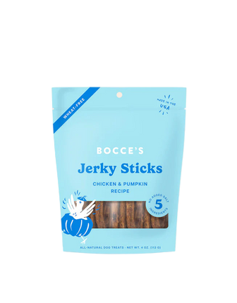 Bocce's Jerky Sticks - Chicken & Pumpkin Recipe 4oz