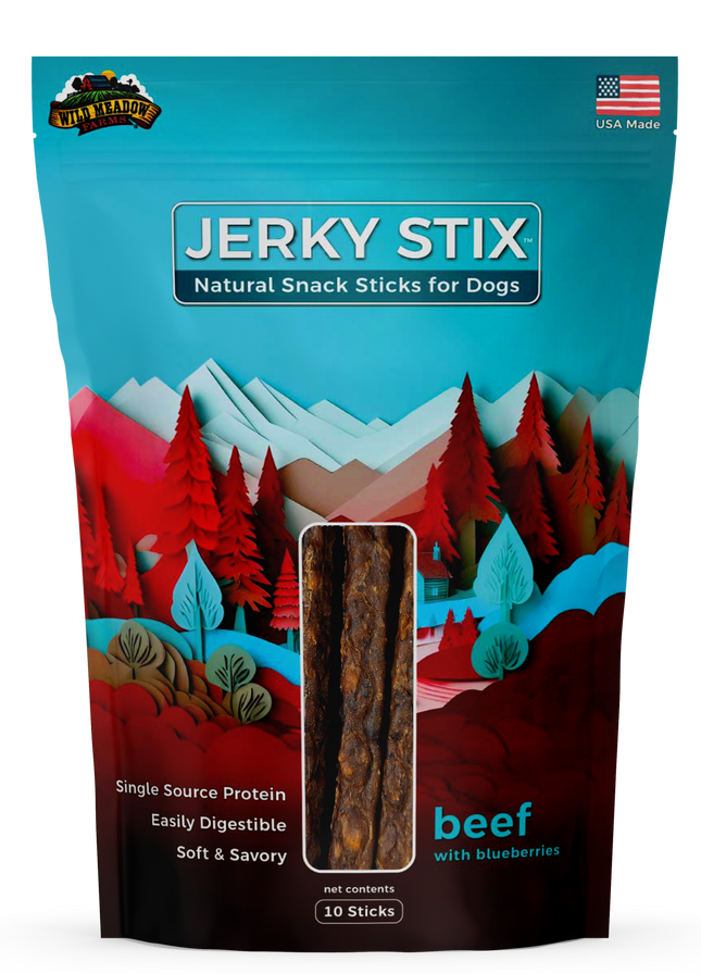 Wild Meadow Farms Jerky Stix - Beef with Blueberries
