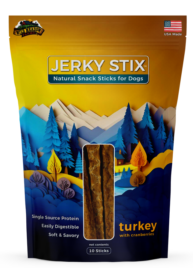 Wild Meadow Farms Jerky Stix - Turkey with Cranberries