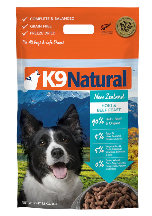 K9 Natural Hoki & Beef Feast Dog food