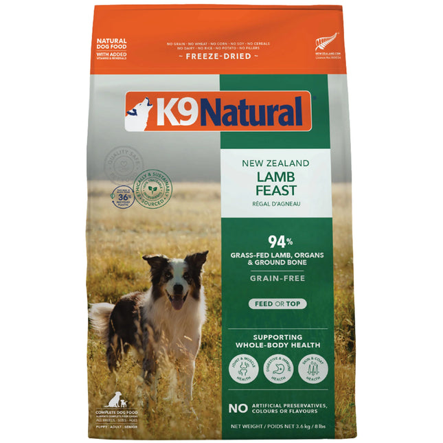 K9 Natural Lamb Feast Dog food