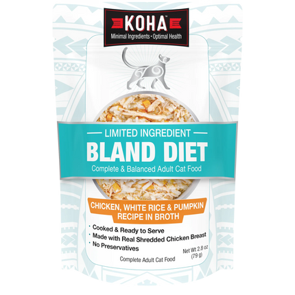 Koha Cat Bland Diet Chicken & White rice with Pumpkin Recipe 2.8oz