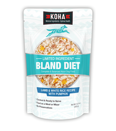 Koha Dog Bland Diets Lamb & White Rice Pouch 12.5oz