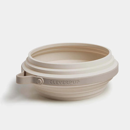 Clever Pup Collapsible Bowl - Sand