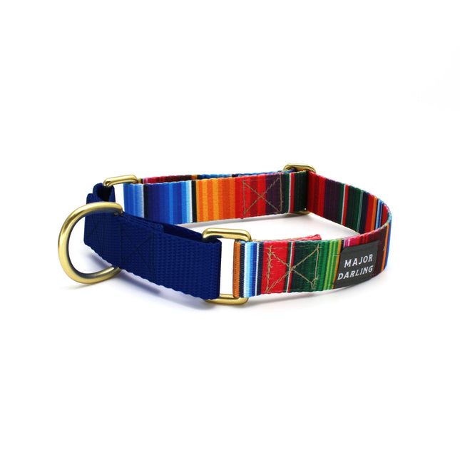 Major Darling Martingale Collar - Serape & Navy