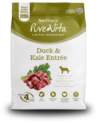 Pure Vita Duck & Kale Dry Dog Food