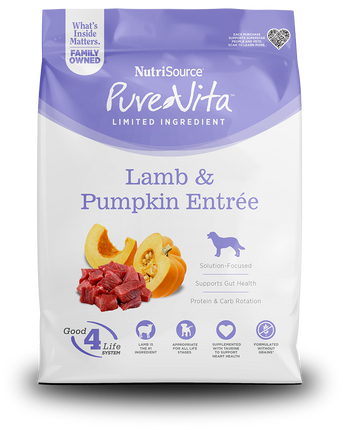 Pure Vita Lamb & Pumpkin Dry Dog Food