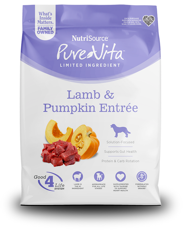 Pure Vita Lamb & Pumpkin Dry Dog Food
