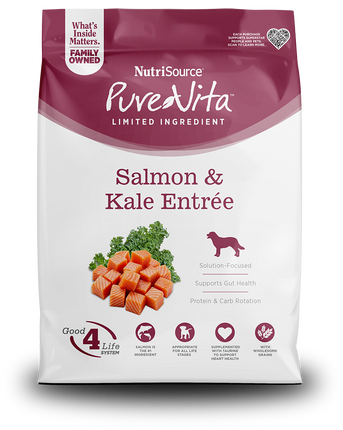 Pure Vita Salmon & Kale Dry Dog Food