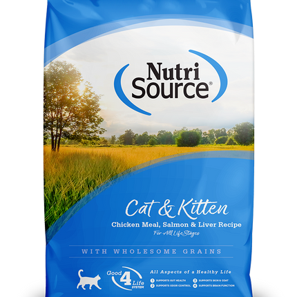 Nutrisource Cat & Kitten Chicken, Salmon & Liver 4lb