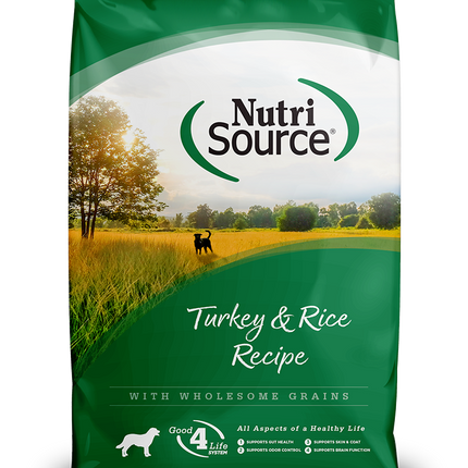 Nutrisource Turkeyand Rice Recipe Dry Dog Food