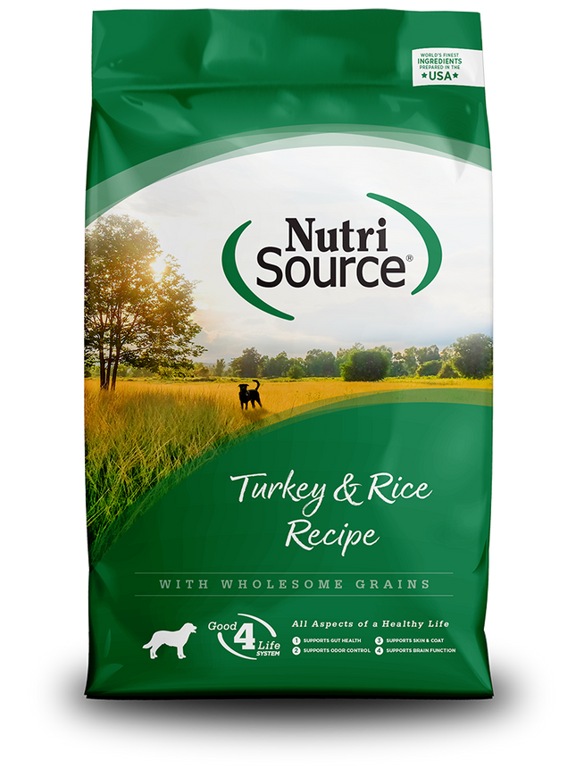 Nutrisource Turkeyand Rice Recipe Dry Dog Food