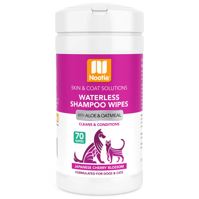 Nootie Waterless grooming wipes Japanese Cherry Blossom 70ct
