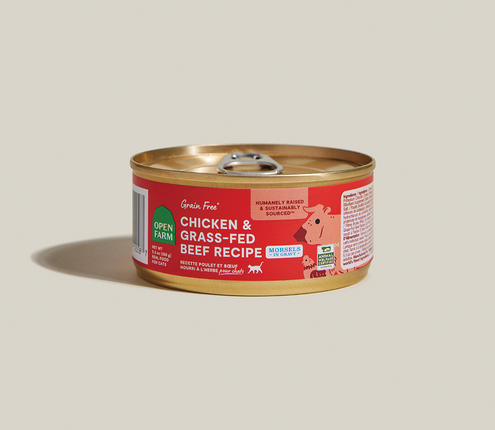 Open Farm - Chicken & Grass-Fed Beef Morsels in Gravy 5.3oz