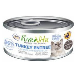 Pure Vita Cat Can GF Turkey Entree 5.5 oz