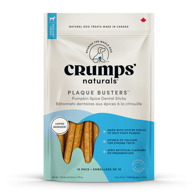 Crumps - Plaque Busters Pumpkin Spice 7" - 10 pack